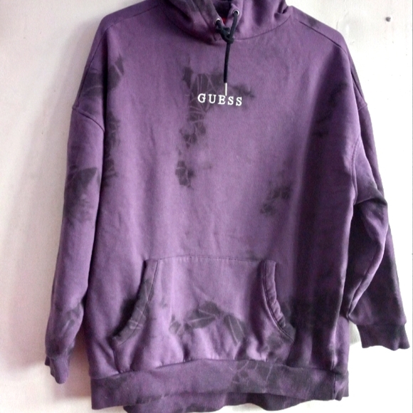 Guess Purple Tie Dye Hoodie - Picture 3 of 5